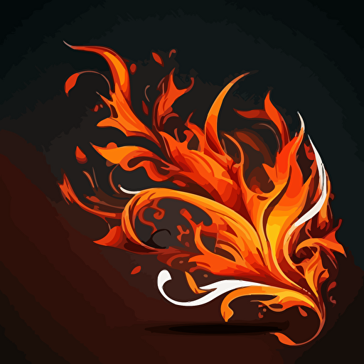 flame background illustration vector