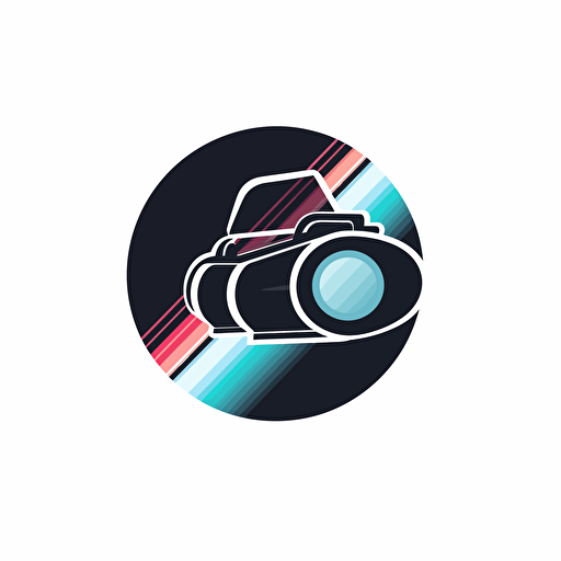 digital spotlight vector logo