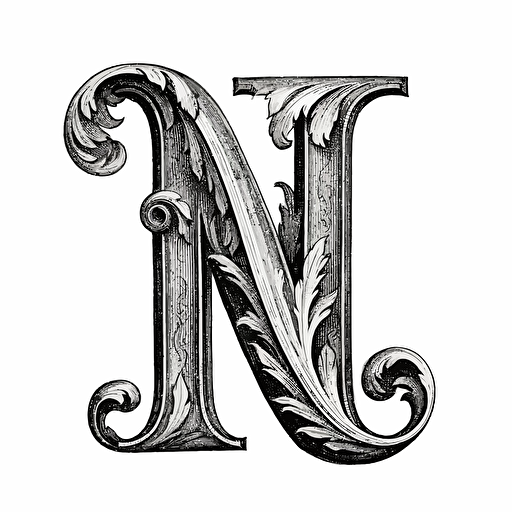 vector image of a letters T and the letter M simple black script