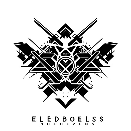 a logo representing endless possibilities, minimalistic, black vector on white background, logo design