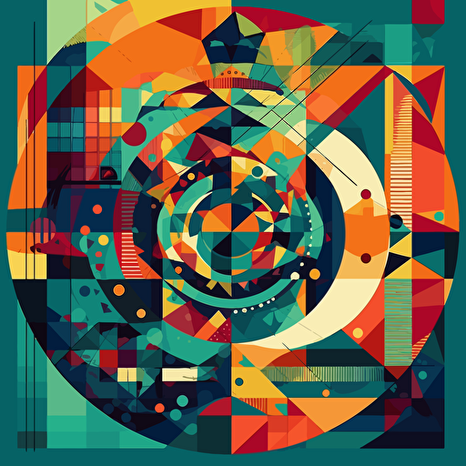 Geometric Art, modern art vector image