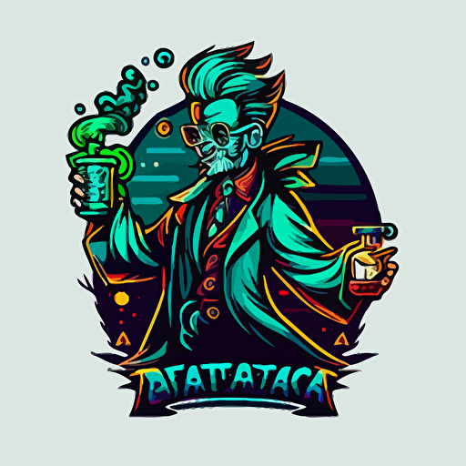 ai pharmacist mascot vector logo