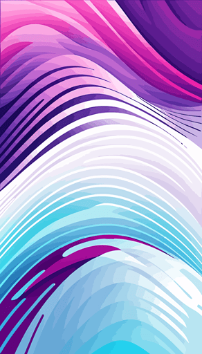 abstract linear flat vector design background, waves, purple, pink, light blue, white colors, overlayed with some noise