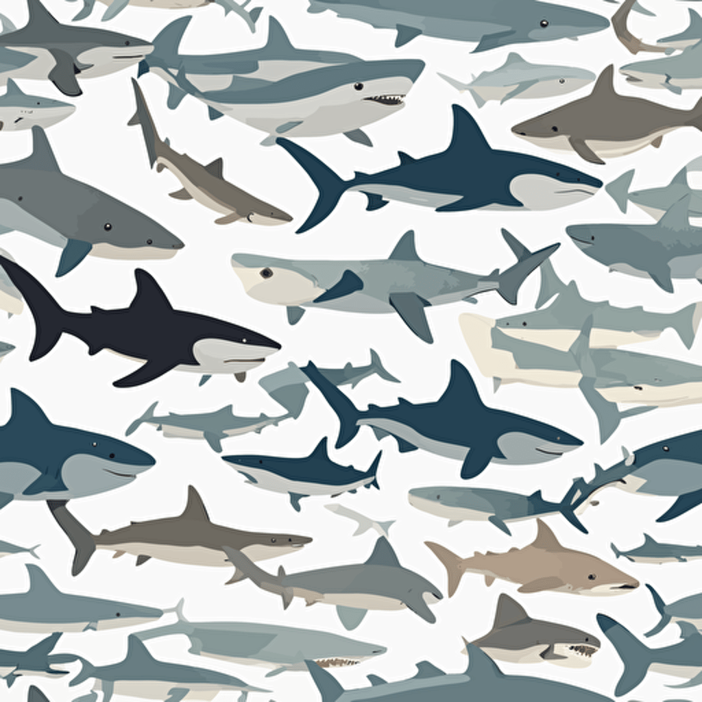 a sea full of sharks