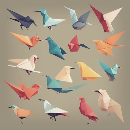 origami birds