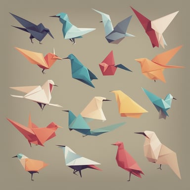 origami birds