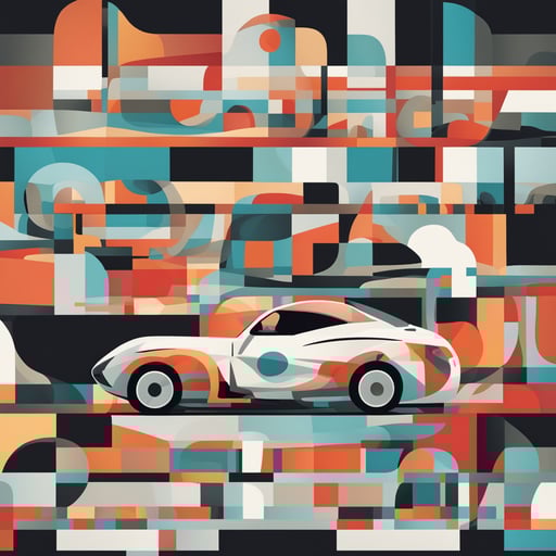 a self driving car
