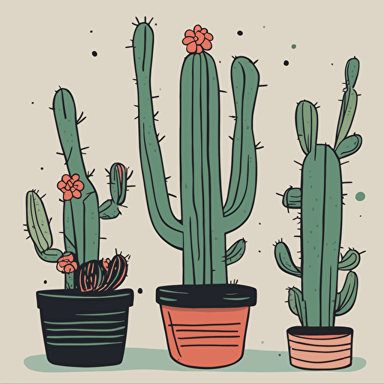 a cactus with a flower