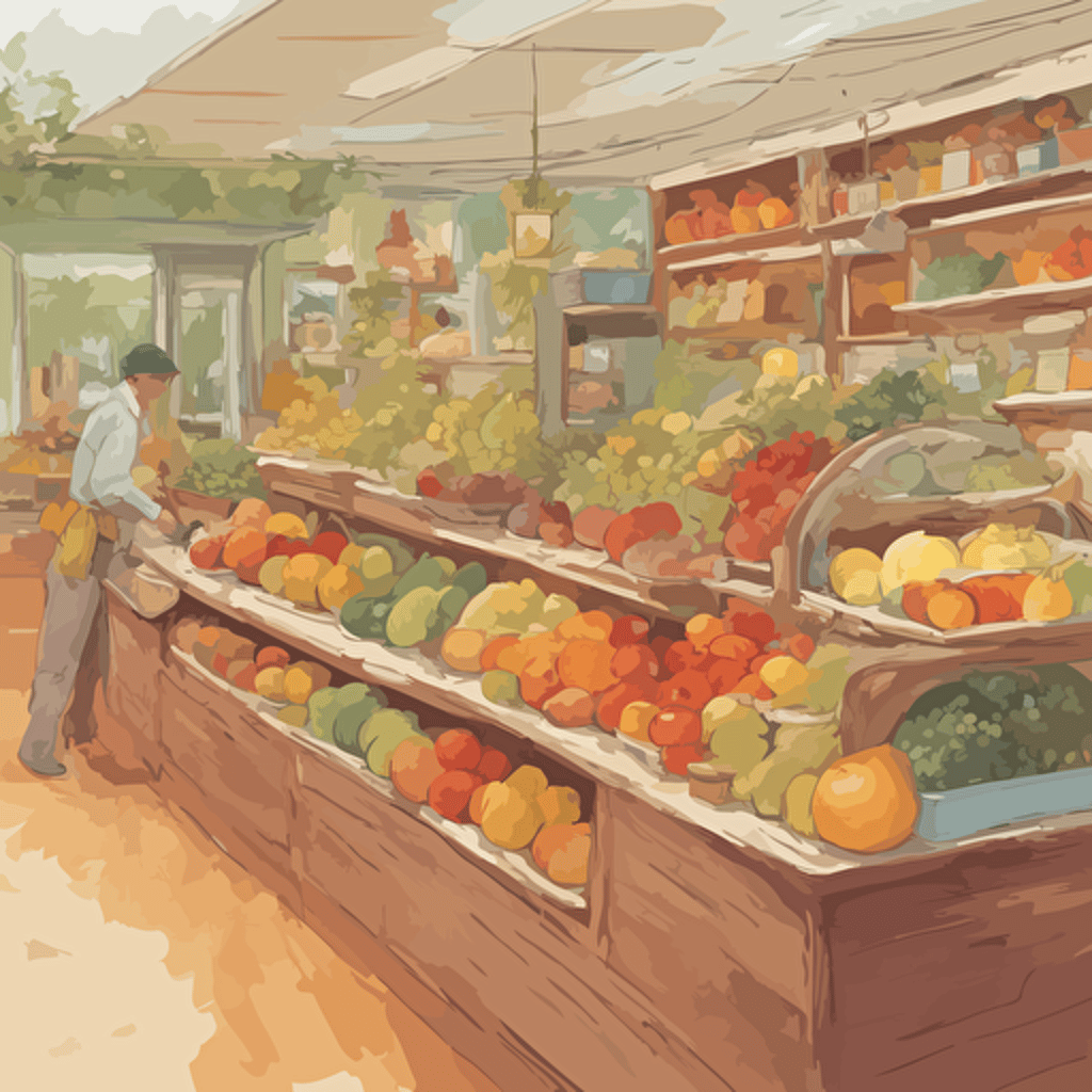 a fruit shop