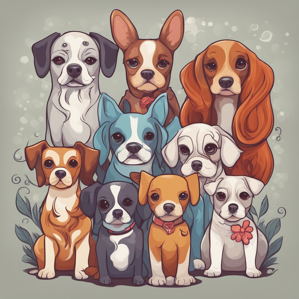 a group of dogs
