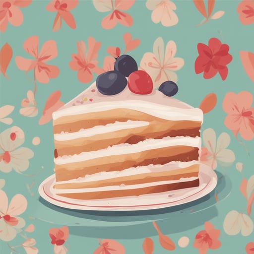 a slice of cake
