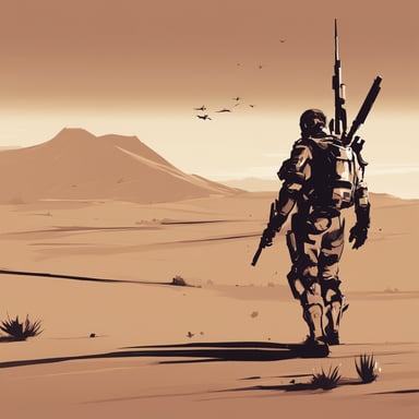 the desert