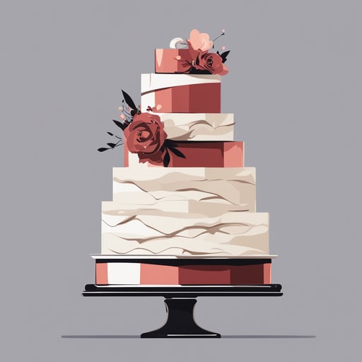 a wedding cake