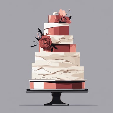 a wedding cake