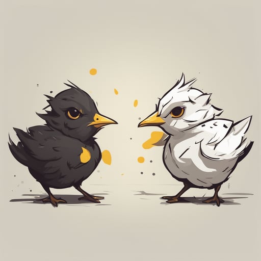 chicks playing