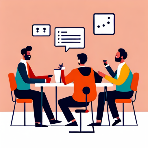 people talking at a party