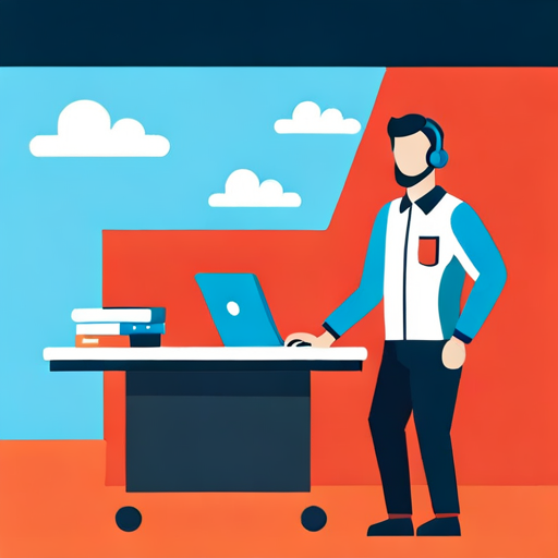 a customer support person 