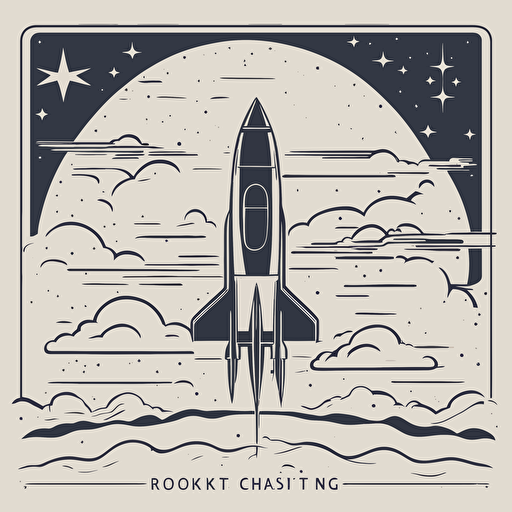 a rocket taking off