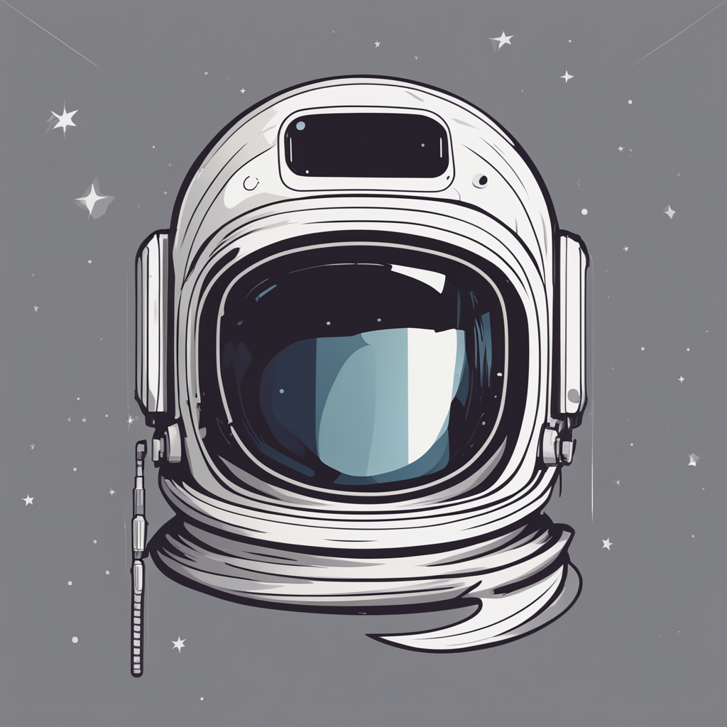 an astronaut helmet
