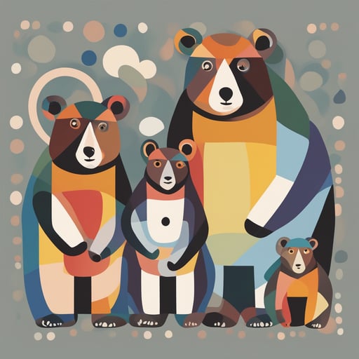 a family of bears