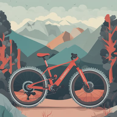 a mountain bike 