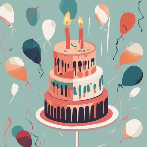 This category consists of vector images related to birthdays. It includes illustrations of birthday cakes, balloons, presents, candles, party hats, and other festive elements commonly associated with celebrating birthdays.
