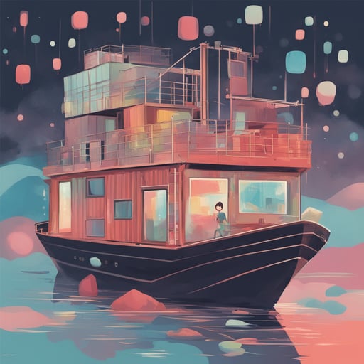 a container boat