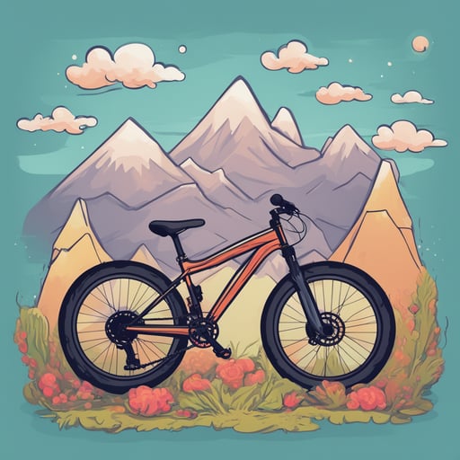 a mountain bike 