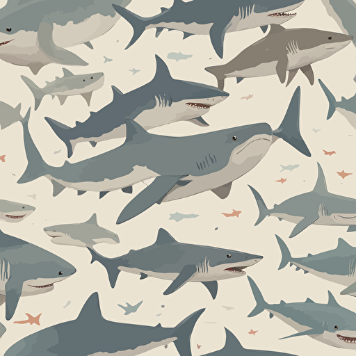 a family of sharks