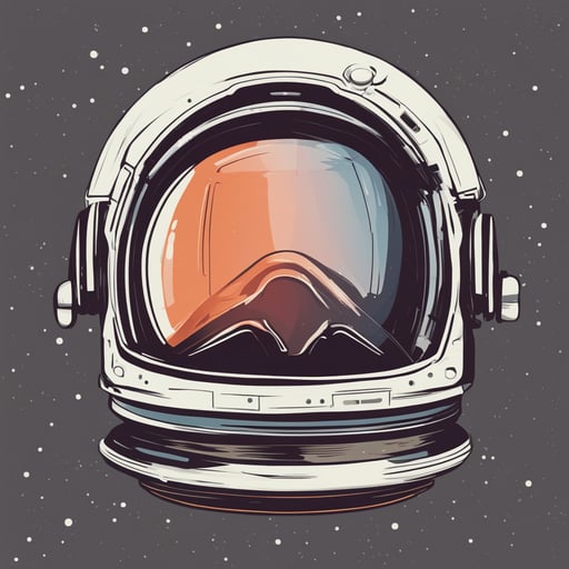 an astronaut helmet
