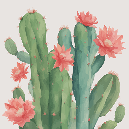 a cactus with a flower