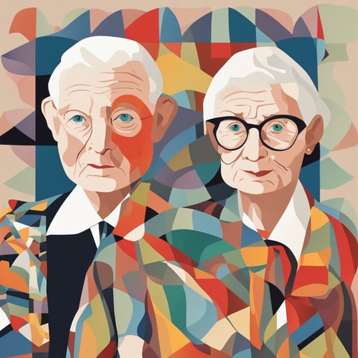 an elderly couple