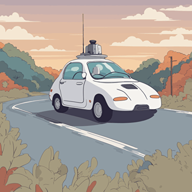 a self driving car