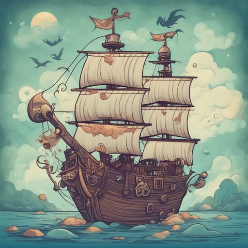 a pirate ship