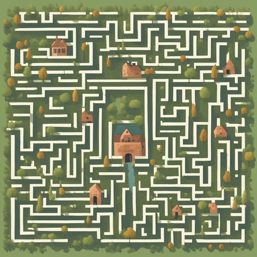 a maze