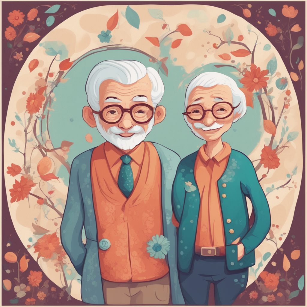 an elderly couple