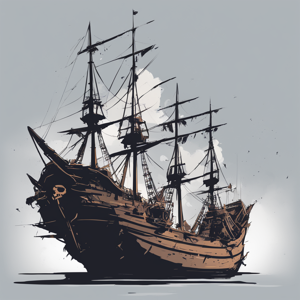 a pirate ship