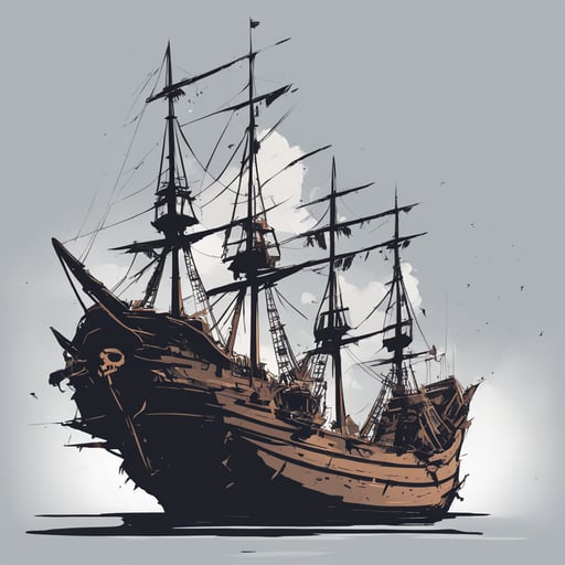 a pirate ship