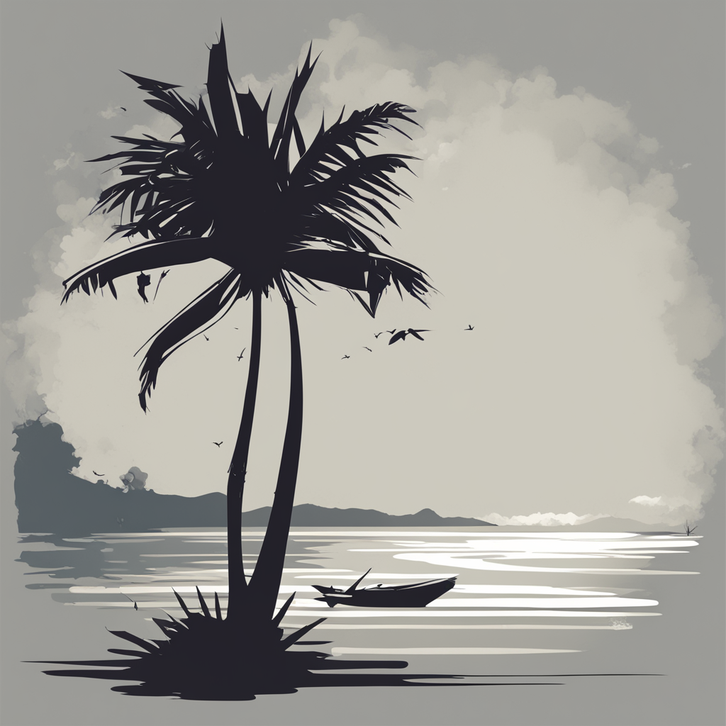 a coconut tree