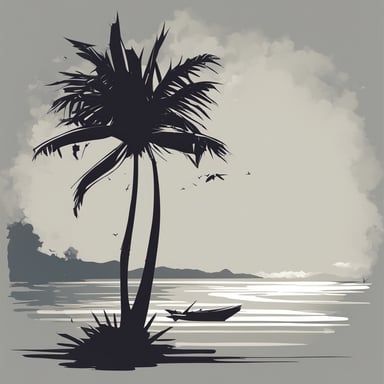 a coconut tree