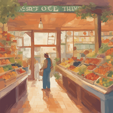 a fruit shop