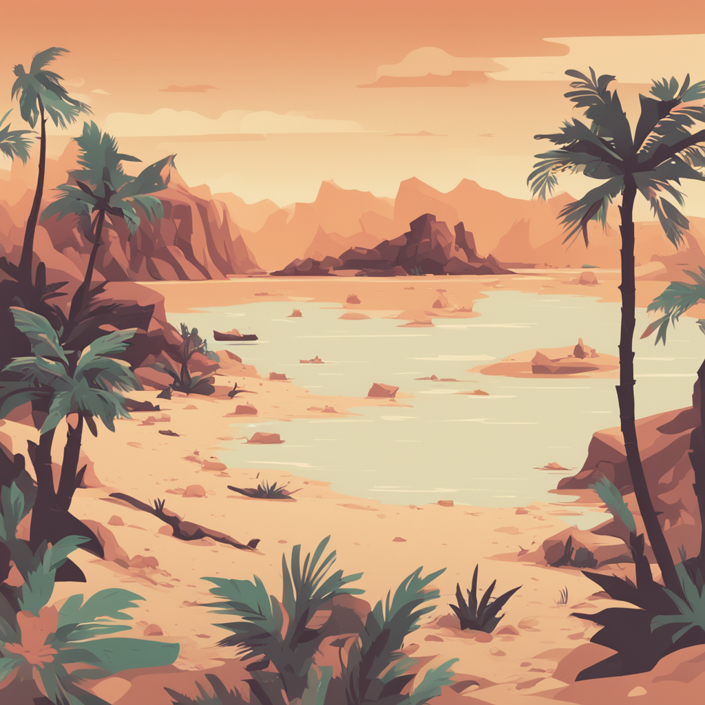 a desert island