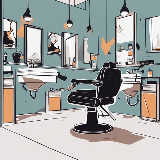 a hair salon