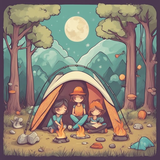people camping