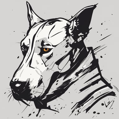 a dog