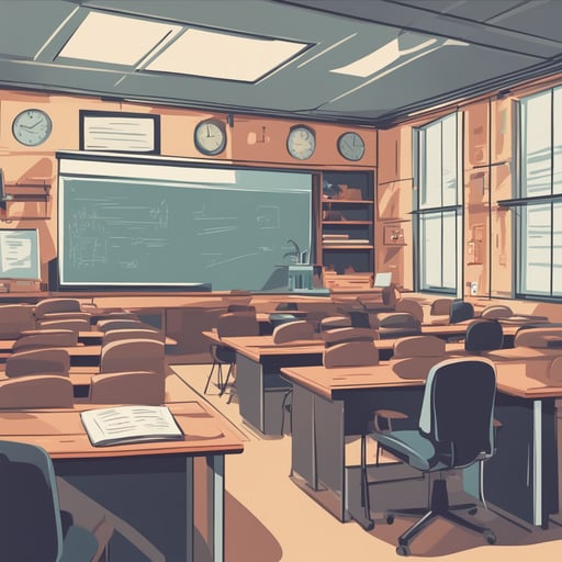 a university classroom