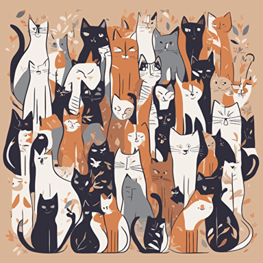 a group of cats