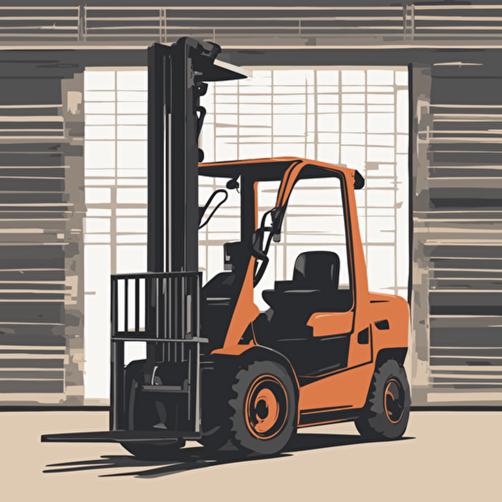 a forklift