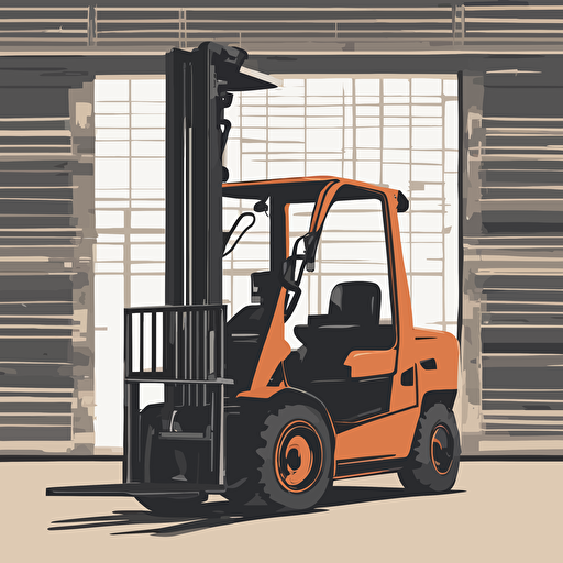 a forklift
