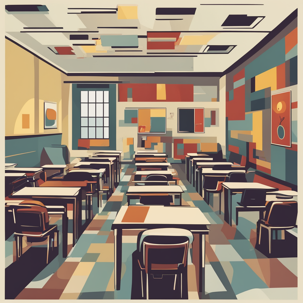 a university classroom